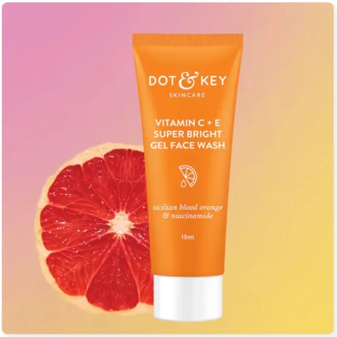 Dot & Key Vitamin C + E Super Bright Gel Face Wash (15ml)