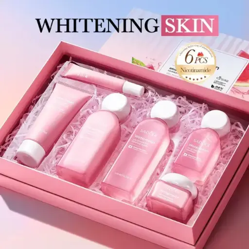SADÕER Watermelon Niacinamide Skincare Set 🍉 6-Piece Brightening Routine