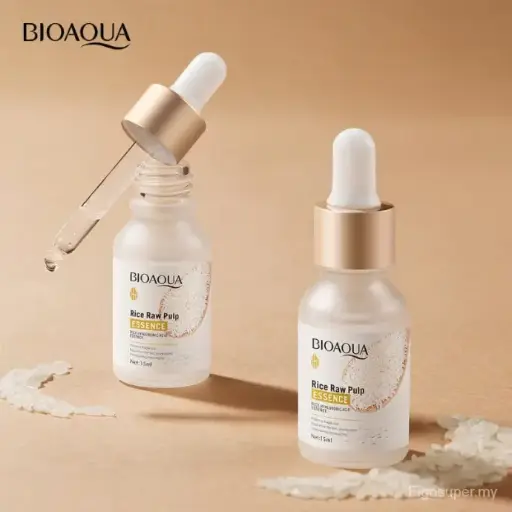 BIOAQUA Hyaluronic Acid & Rice Pulp Serum - Hydrating & Brightening Essence - 15ml