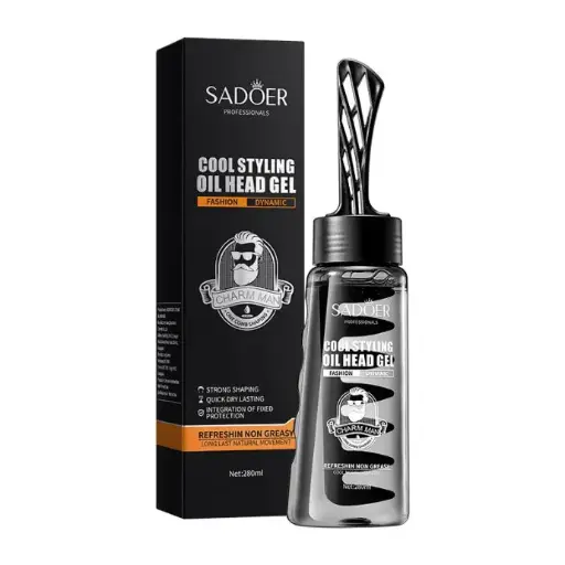 Sadoer Cool Styling Oil Head Men Hair Styling Gel 280ml