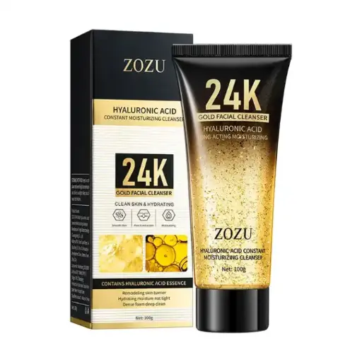 ZOZU 24K Gold Hyaluronic Acid Facial Cleanser 100g