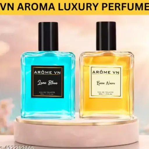 VN AROMA Combo Pack of 2 | Epie Noire - Lune Bleue | Long Lasting |Premium Luxury Perfume Eau de Toilette - 100 ml (For Men & Women) -2