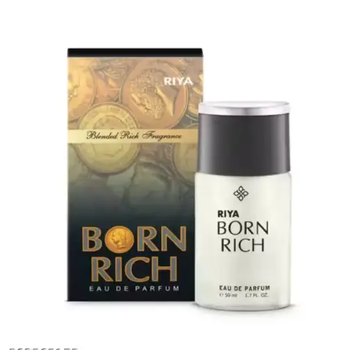 RIYA BORN RICH Perfume for Men - 50 ml | Eau De Parfum with Long Lasting Fragrance