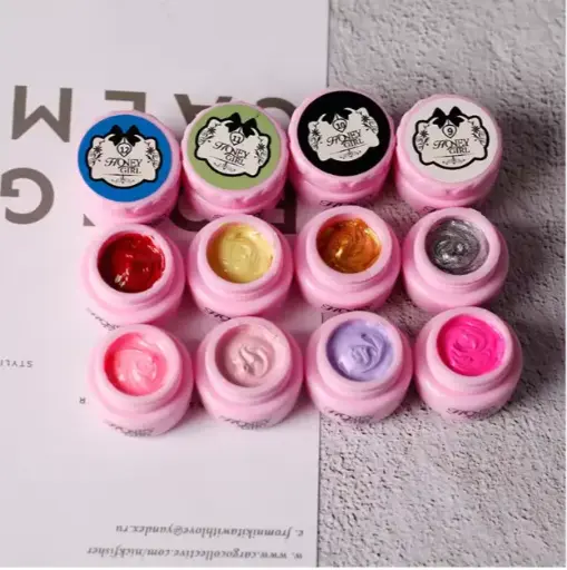 HONEY GIRL Private Label 12-Color Nail Art Magic 3D Effect UV Gel Polish Micro Carving Nail Gel