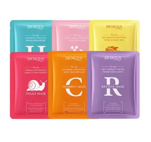 Bioaqua Whitening and Brightening Facial Mask for Moisturizing and Repairing Facial Care
